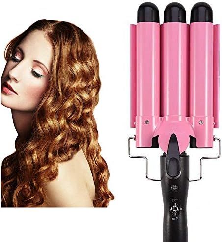 Hair Curling Iron 3 Barrel Wand Temperature Adjustable 25mm Hair Waver Curling Iron for Long or Shor | Amazon (US)