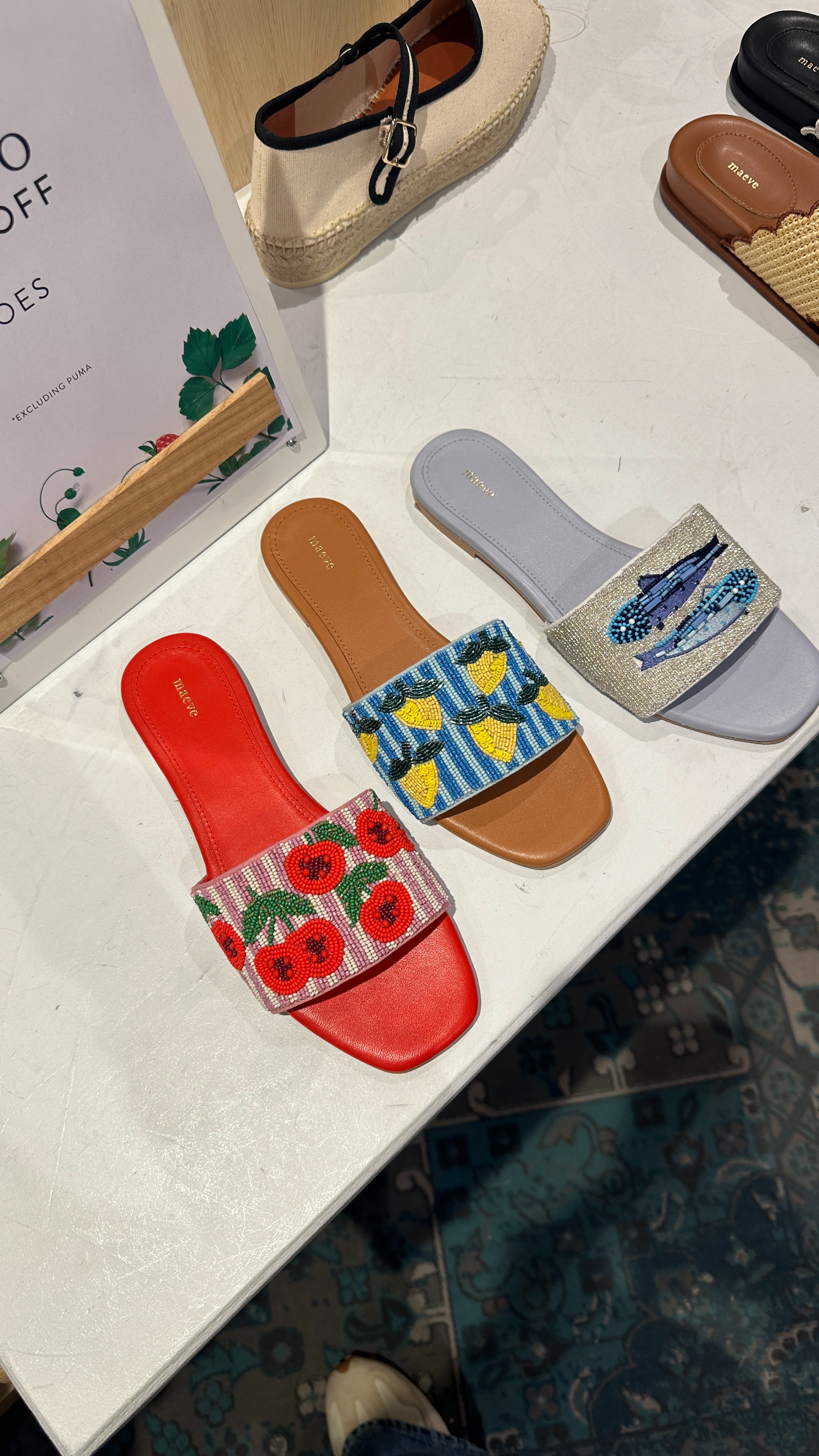 These beaded sandals are so cute for summer!  

 