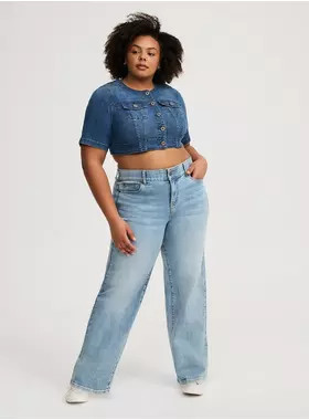 Bombshell Wide Leg High-Rise Jean | Torrid (US & Canada)