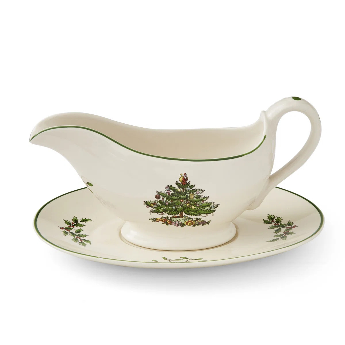 Spode Christmas Tree Gravy Boat W/ Stand | Wayfair North America