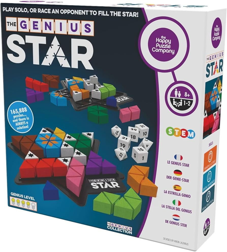 The Happy Puzzle Company The Genius Star | Toy of The Year Award Winning Family Board Game | 165,... | Amazon (US)