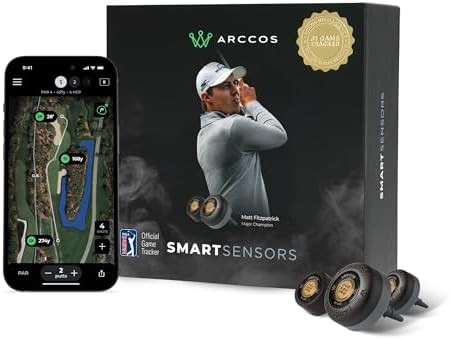 Arccos Smart Sensors: Automatic Golf Game Tracking System, A.I. Powered GPS Rangefinder & Smart C... | Amazon (US)