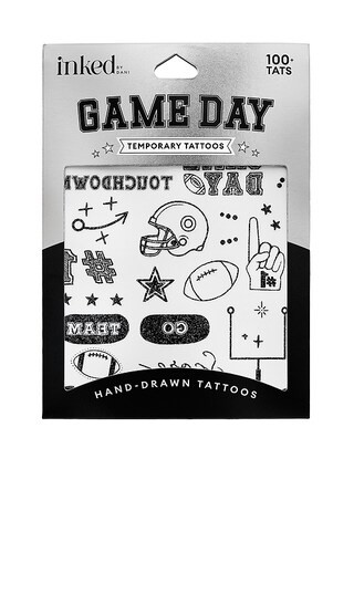 Game Day Touchdown Tattoos in Black Multi | Revolve Clothing (Global)