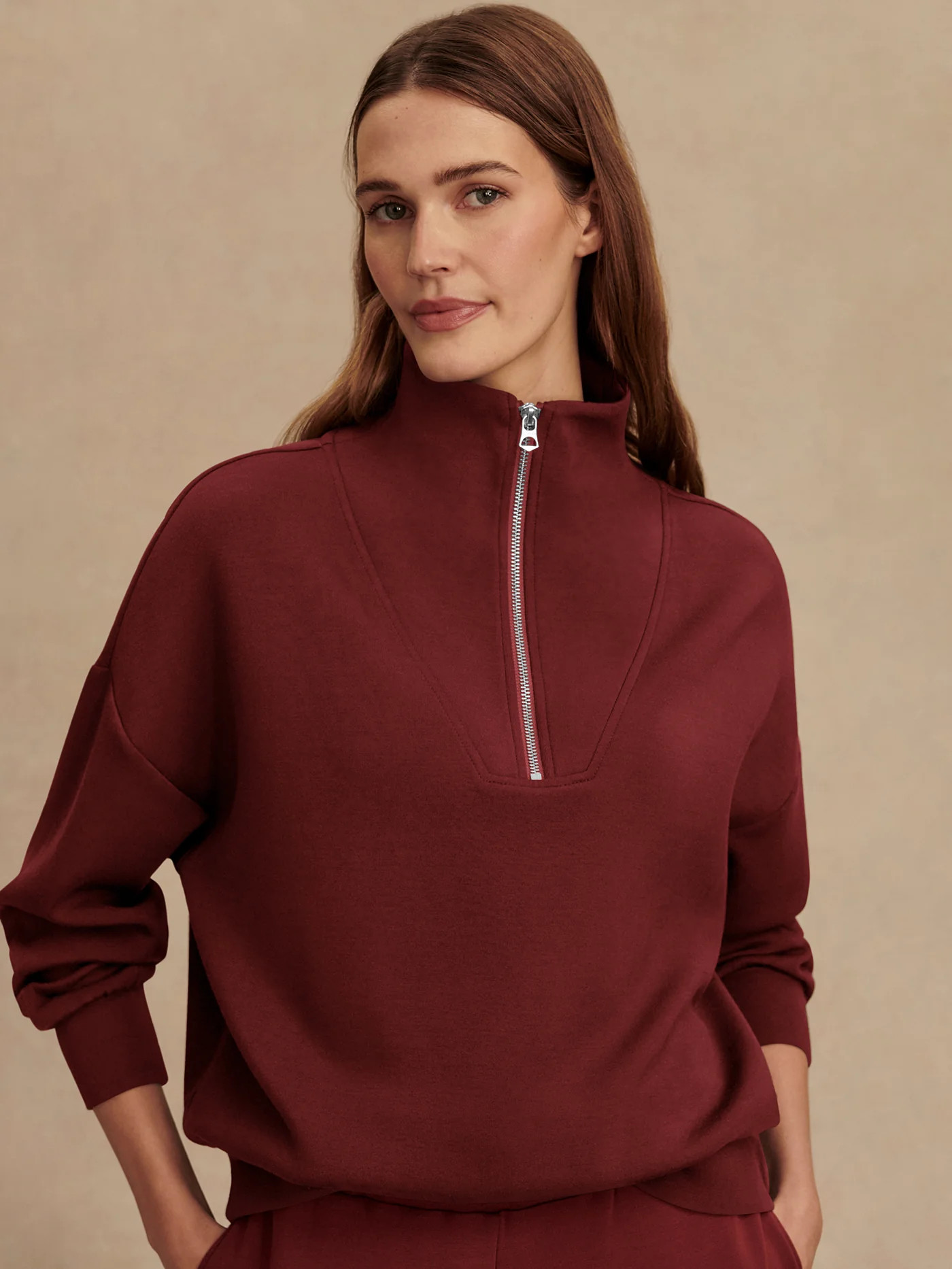 Hawley Half Zip Sweat | Varley UK | Varley UK