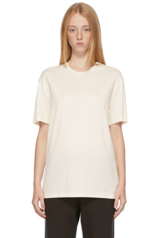 灰白色 Fine Rib T 恤 | SSENSE