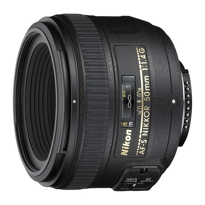 Nikon AF-S FX NIKKOR 50mm f/1.4G Lens with Auto Focus for Nikon DSLR Cameras | Amazon (US)