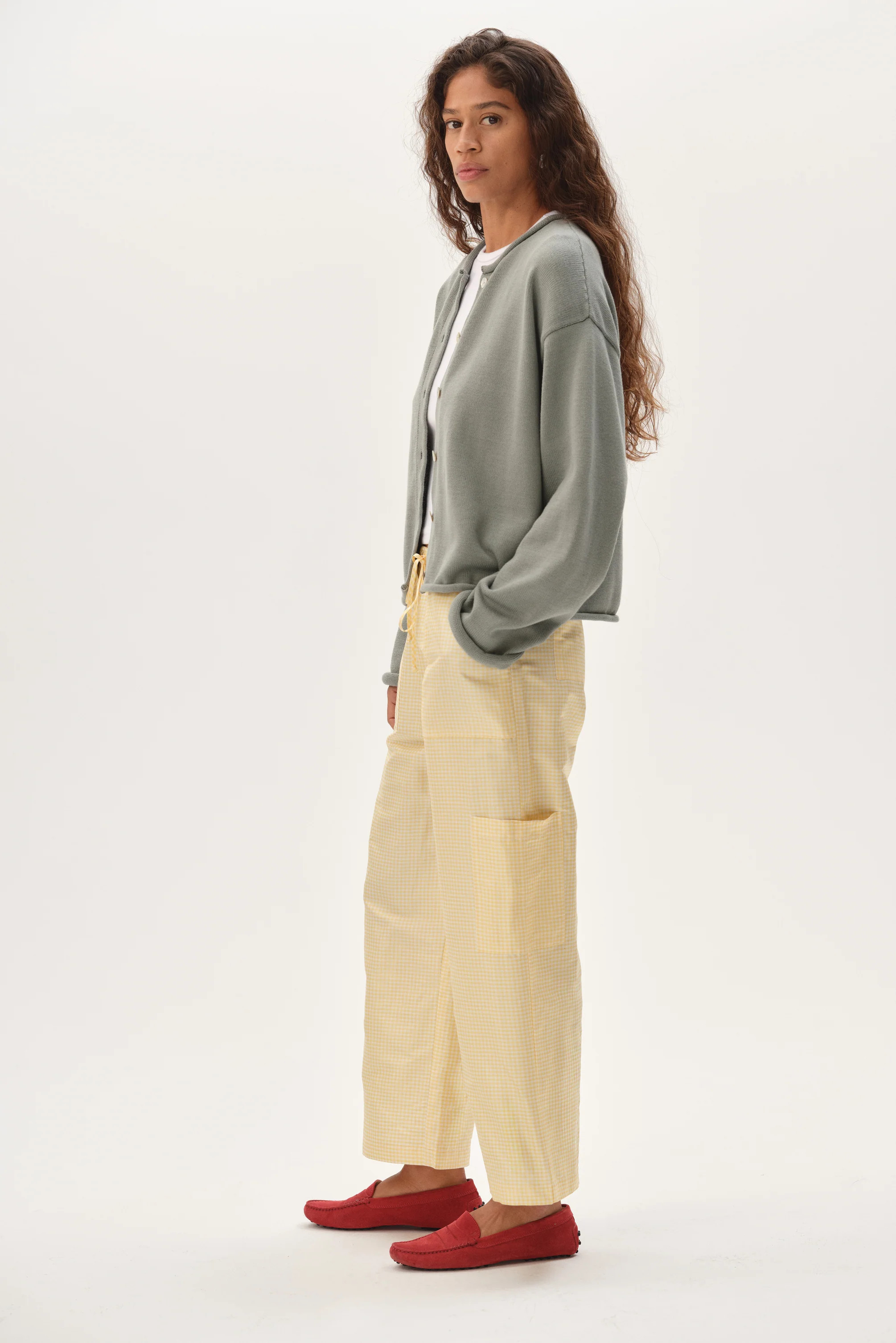 The Taffeta Drawstring Cargo Pant | DONNI.
