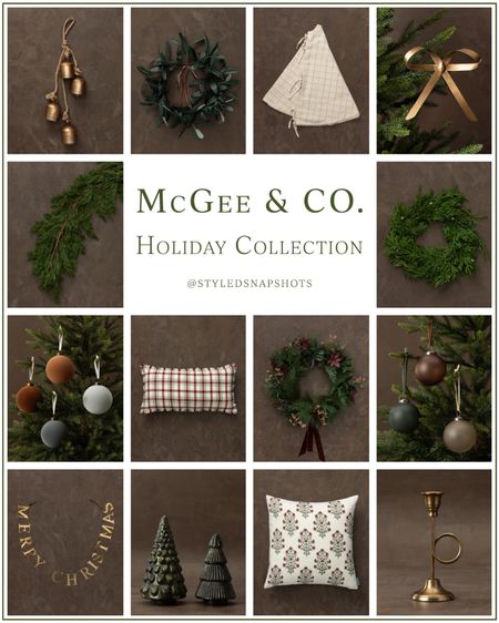 New McGee & CO. Holiday collection just launched!! I like to shop early before things sell out 

Christmas home decor, holiday home decor 

#LTKSeasonal #LTKhome #LTKHoliday