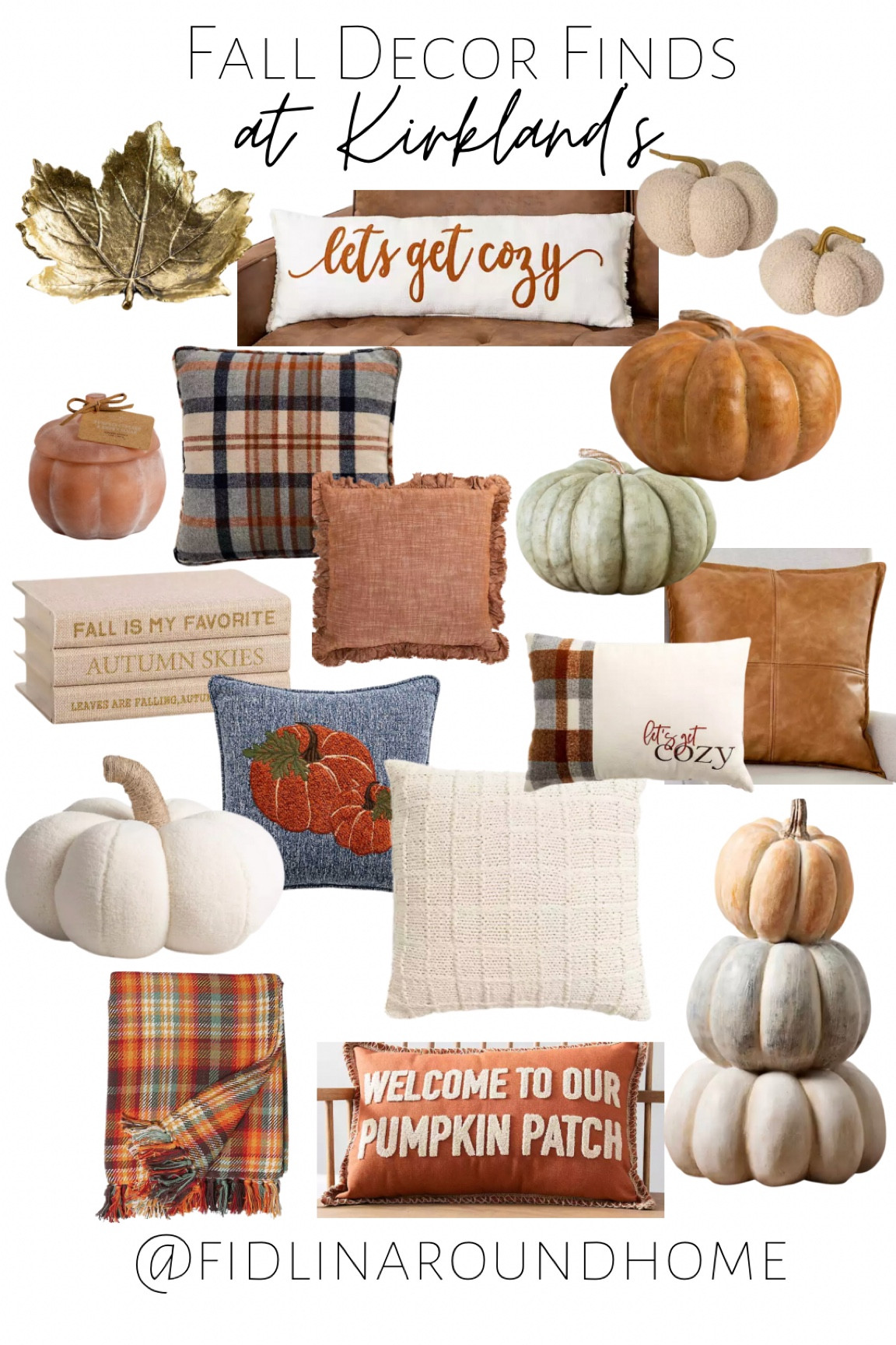 Fall home decor finds at Kirkland’s! Fall throw pillows, blankets, pumpkins, etc

#LTKSeasonal #LTKhome