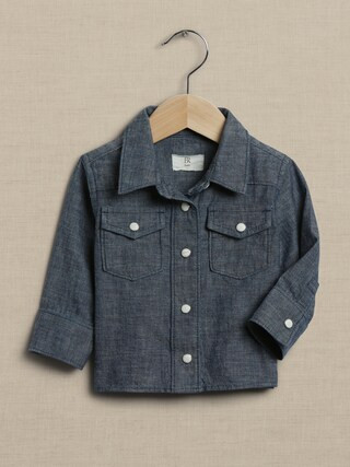 Baby Chambray Western Shirt | Banana Republic Factory