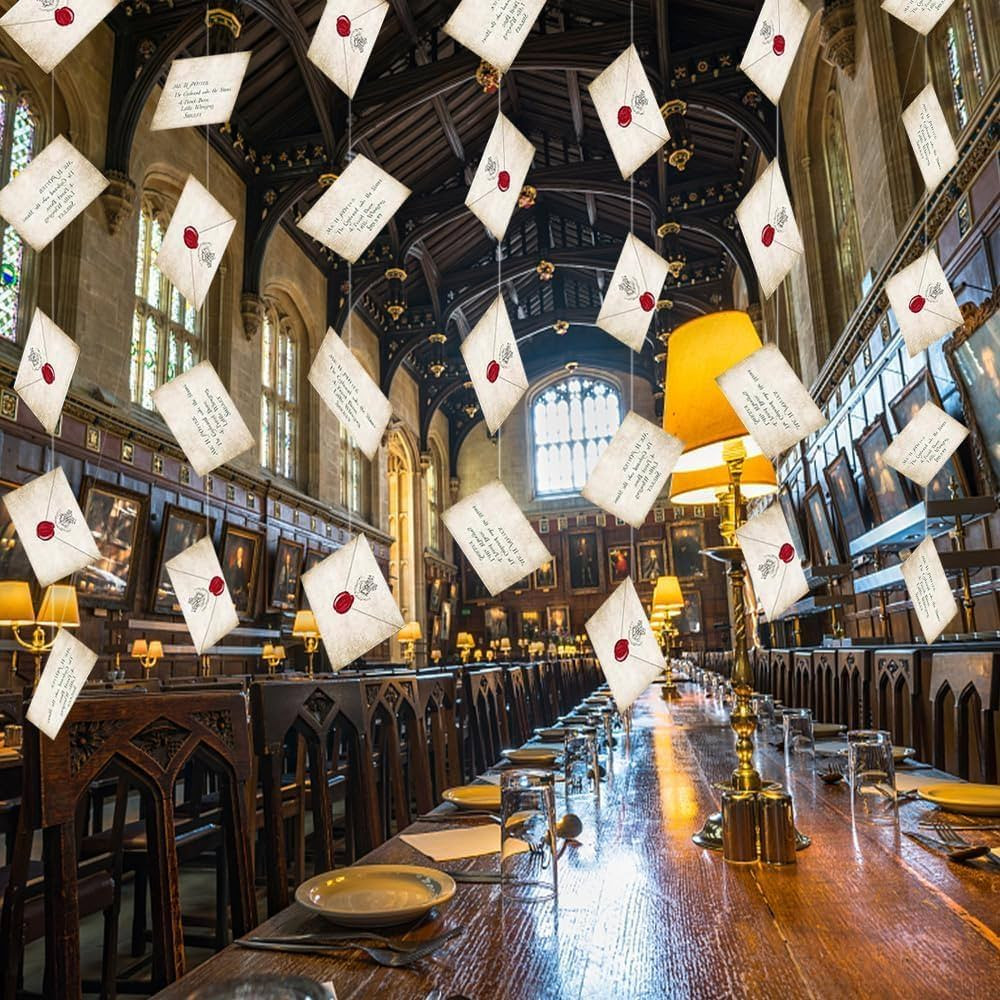 Pack of 4 Floating Magic Wizards Acceptance Letter Banners for Christmas Decorations, EIFFTER 40 ... | Amazon (US)