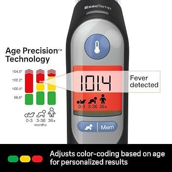 Braun ThermoScan 7 – Digital Ear Thermometer for Kids, Babies, Toddlers and Adults – Fast, Ge... | Amazon (US)