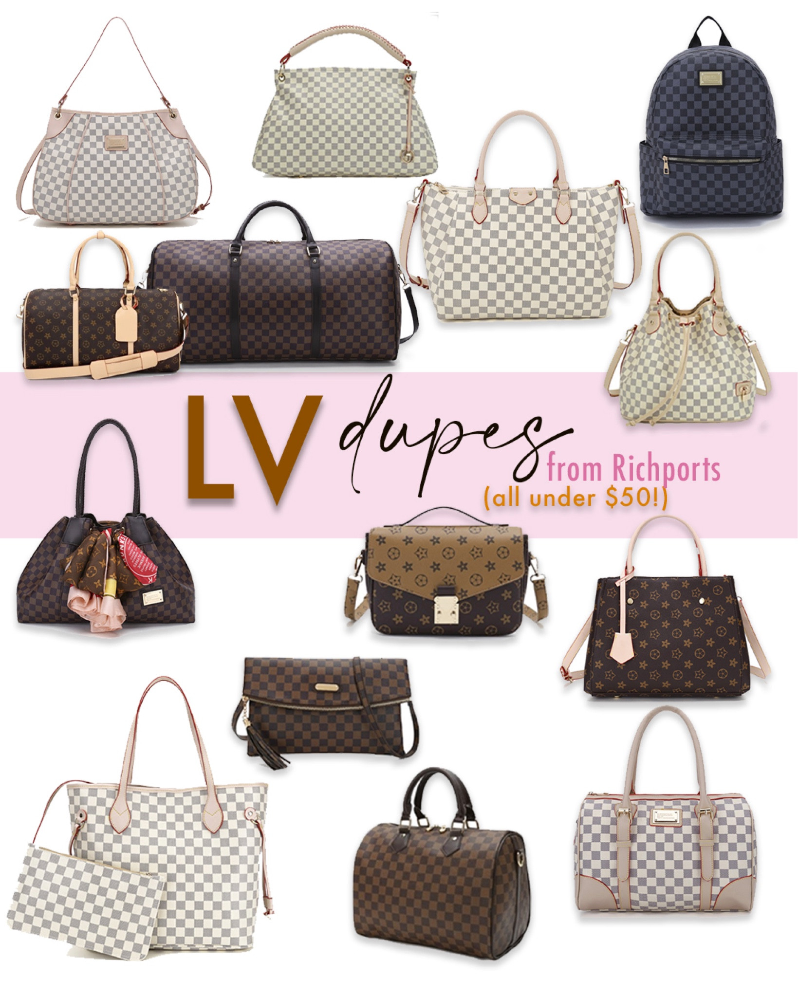 Luis Vuitton Inspired Daisy Rose Bags: Look For Less and Gifts for