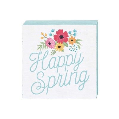 C&F Home 4.75" Happy Spring Easter Shelf Sitter Centerpiece | Target