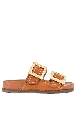 Schutz Enola Sporty Sandal in Brown. - size 5 (also in 5.5, 6, 6.5, 7, 7.5, 8, 8.5, 9, 9.5) | Revolve Clothing (Global)