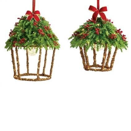 Outdoor Christmas Cheer Lantern | Frontgate