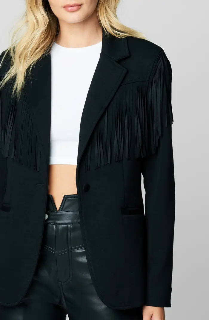 BLANKNYC Fringe Ponte Blazer | Nordstrom | Nordstrom