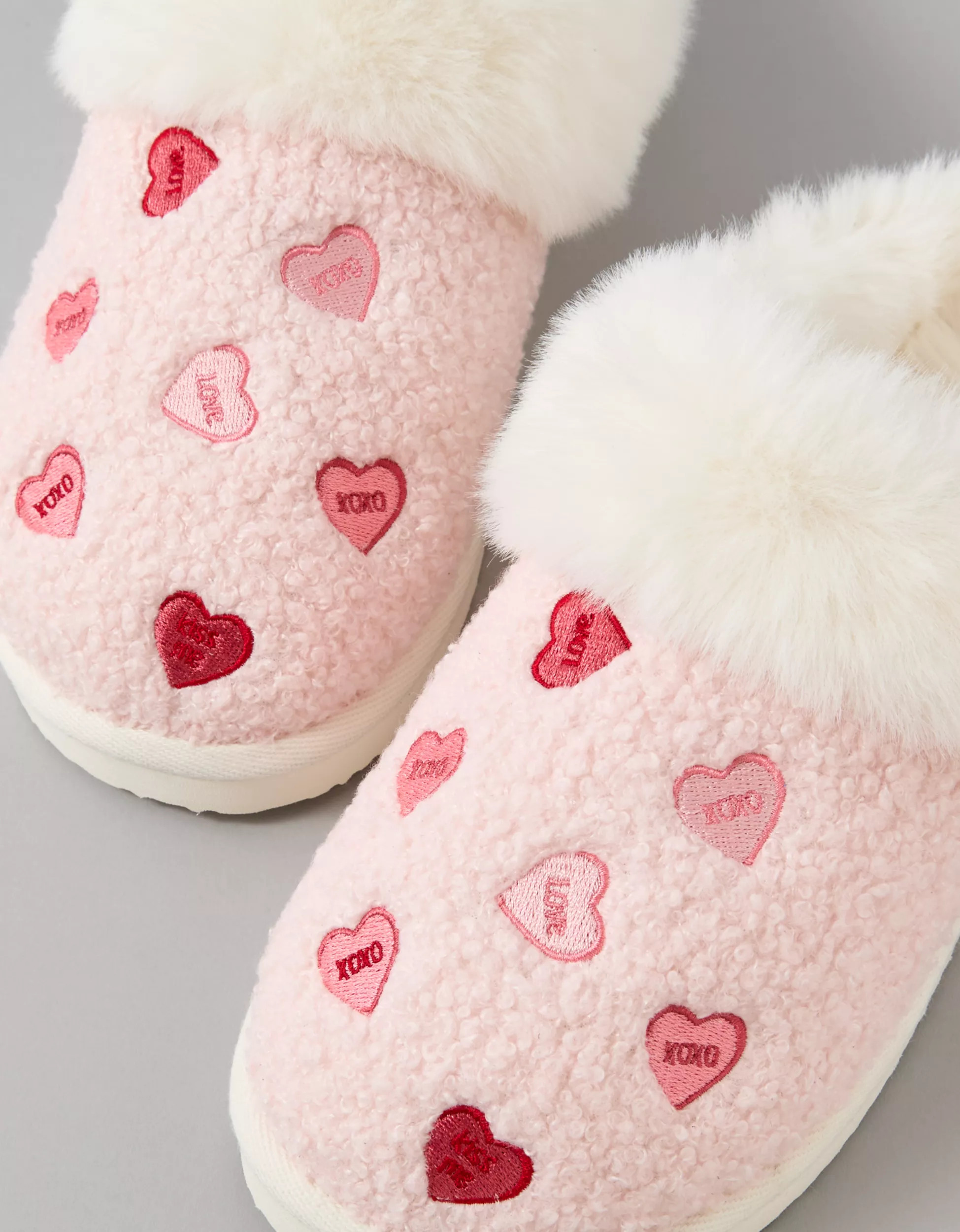 AE Candy Hearts Scuff Slipper | American Eagle Outfitters (US & CA)