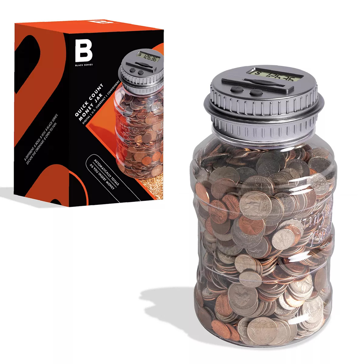 Black Series Digital Coin Counting Jar | Kohl's