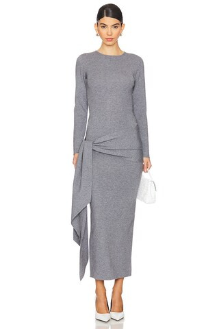 Line & Dot Akira Dress in Grey from Revolve.com | Revolve Clothing (Global)