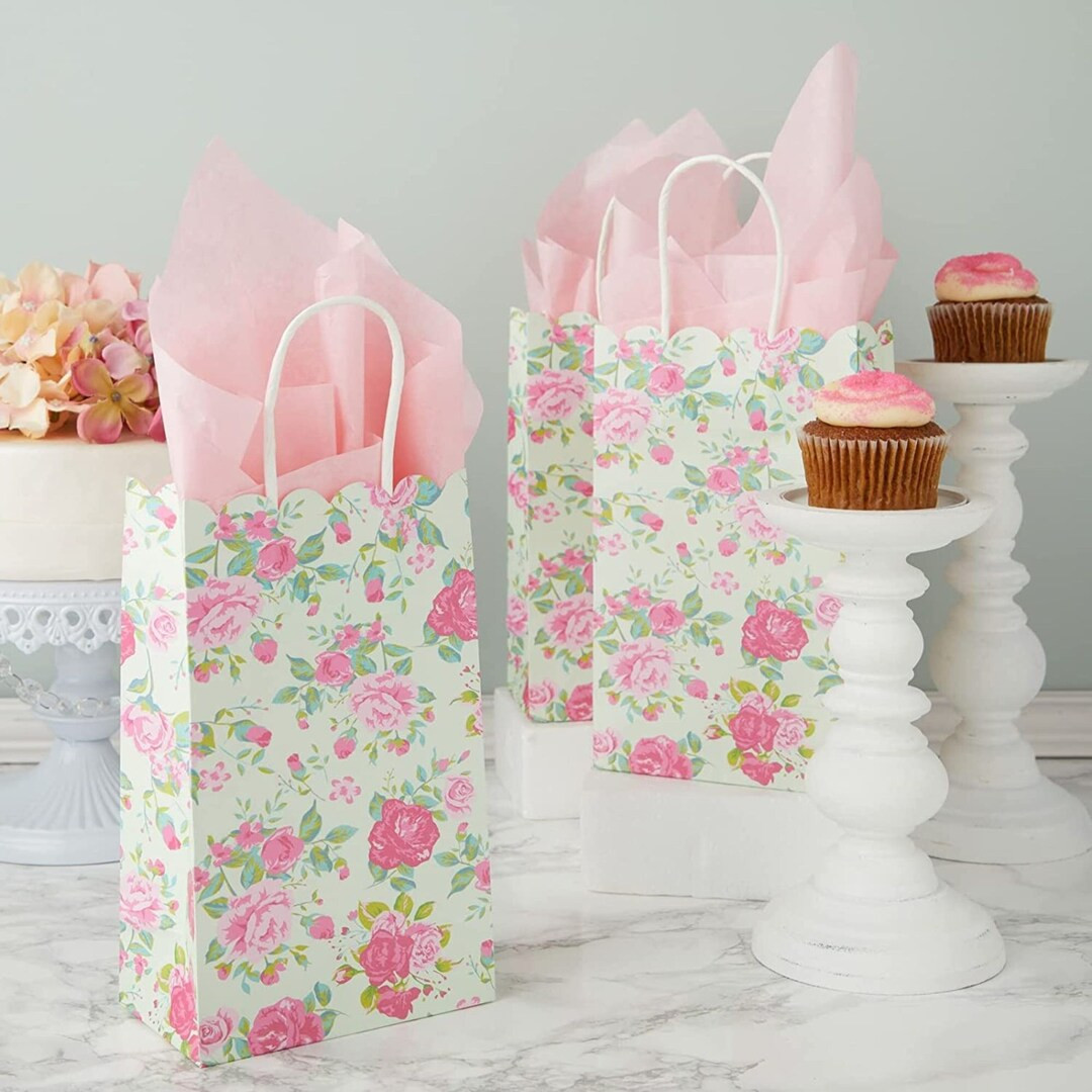 Floral Favor Treat Bags for Garden Tea Party Wedding Bridal Shower Baby Shower Love Shack Fancy T... | Etsy (US)