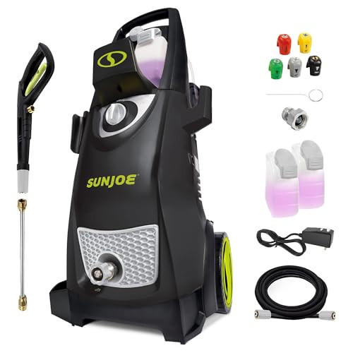 Sun Joe Pressure Washer, Electric Power Washer, Heavy-Duty 2500 Max PSI (2030 PSI PWMA Rated)-Portable Cleaning & Washing Machine System, Patios & Sidewalks, SPX3000 | Amazon (US)