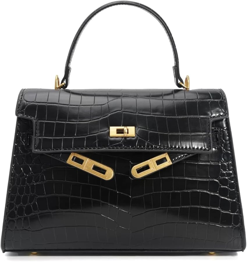 Woman's handbag - Crossbody bag - Crocodile skin pattern - Top handle - Backpack - Commuting shou... | Amazon (US)