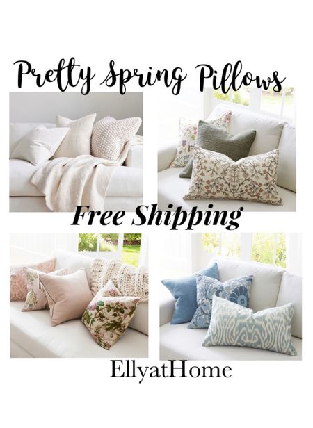 Throw pillow refresh for the new year with free shipping from Pottery Barn! Add a fresh new look to your living room, bedroom, guest room with new pillows in blues, off white, neutrals, mixed patterns, florals, geometric colors and designs. Home decor accessories. Interior design, 


#LTKhome #LTKunder50 #LTKstyletip