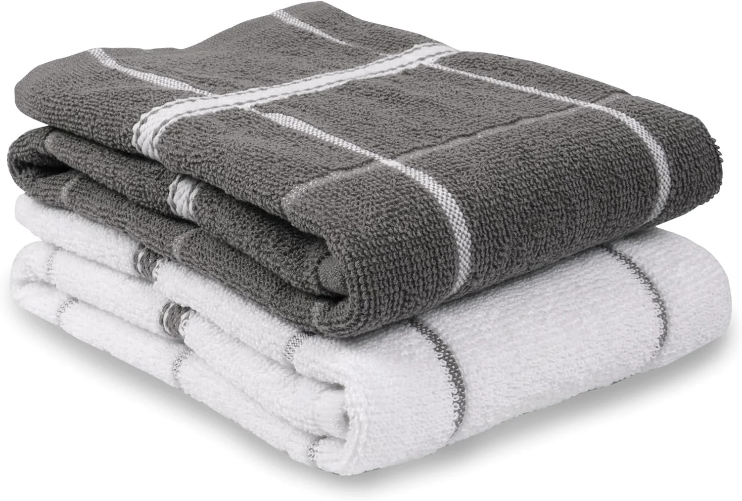 MALLOWEX Terry Kitchen Towels Set of 2 | Dish Towels 16 x 26 Inches | Super Soft and Absorbent Di... | Walmart (US)