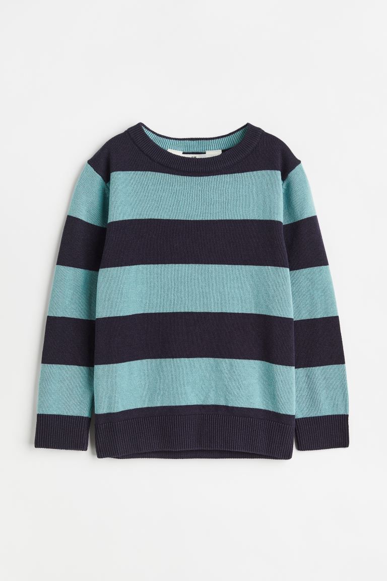 Jacquard-knit Cotton Sweater | H&M (US + CA)
