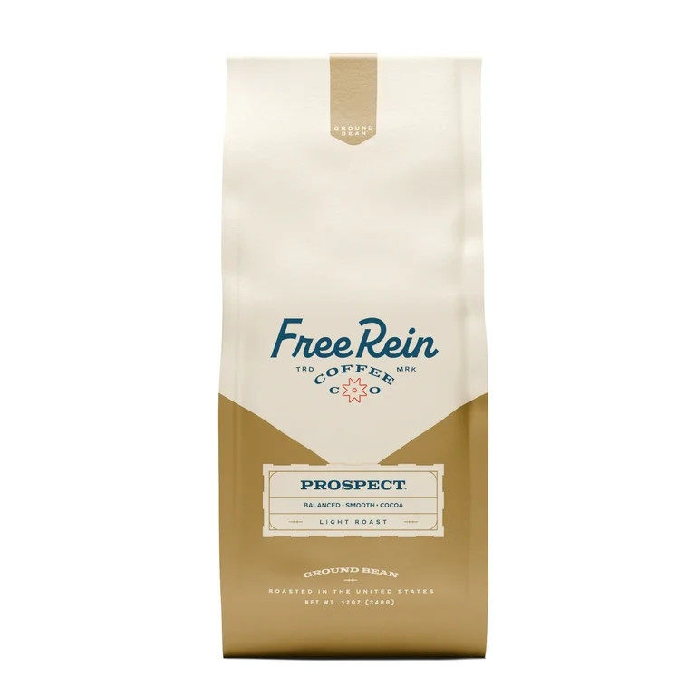 Free Rein Coffee Company, Prospect Light Roast Ground Coffee, 12oz Bag | Walmart (US)