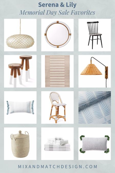 Rounded up some favorite pieces from the @serenaandlily Memorial Day sale! It’s 20% off of everything with code SPLASH, including sale items like the capiz pendant, throw pillows, and rug I have on here! There are some great deals to be had - I hope you snag something great for your home!

#LTKsalealert #LTKhome