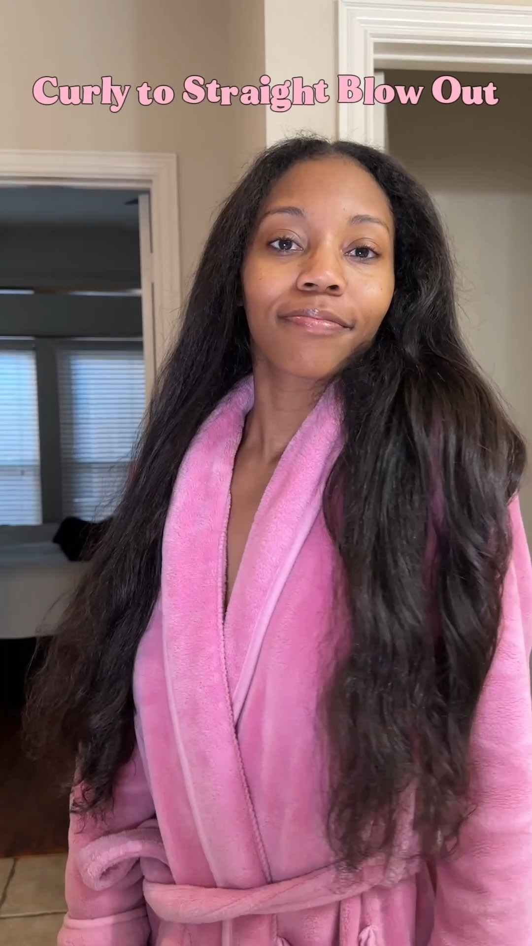 From curly hair to straight with an easy blowout from @wavytalkofficial  🤩 this is always my first step then I pull out the flat iron to get it bone straight 💁🏾‍♀️ #curlytostraight #blowouthair #hairroutine #naturalhairtiktok #straighteningcurlyhair 

#LTKgrwm #LTKBeauty #LTKFindsUnder100