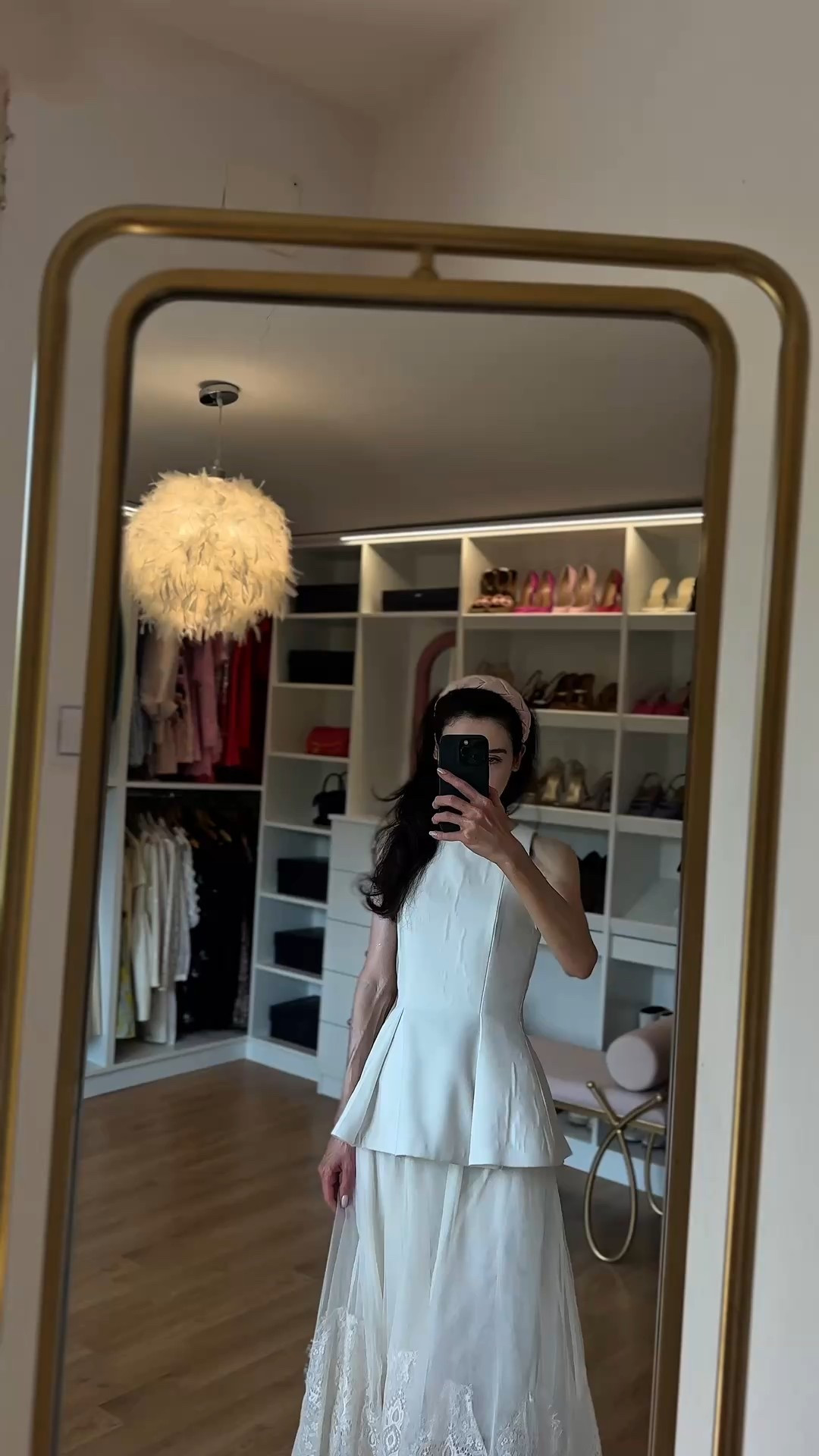 Bridal brunch outfit, bridal outfit, peplum top, white peplum dress, lace skirt, midi lace skirt, tulle skirt, white tulle skirt with lace, elegant bridal outfit, elegant style, classy bride, modern bride, kitten heels

#LTKShoeCrush #LTKParties #LTKWedding