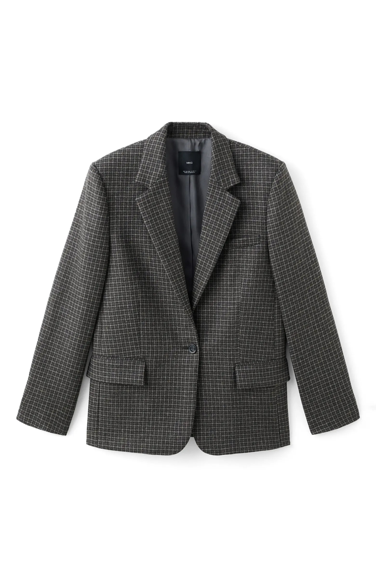 Check Wool Blend Blazer | Nordstrom