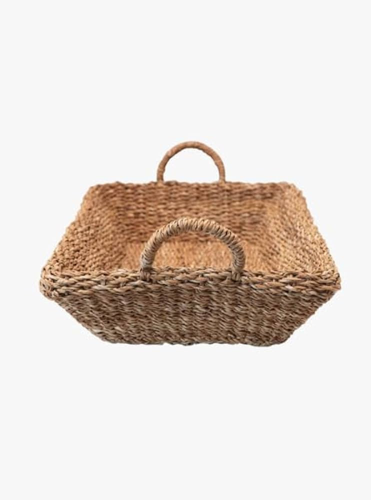 Double Walled Seagrass Trays with Handles (Medium) | Amazon (US)