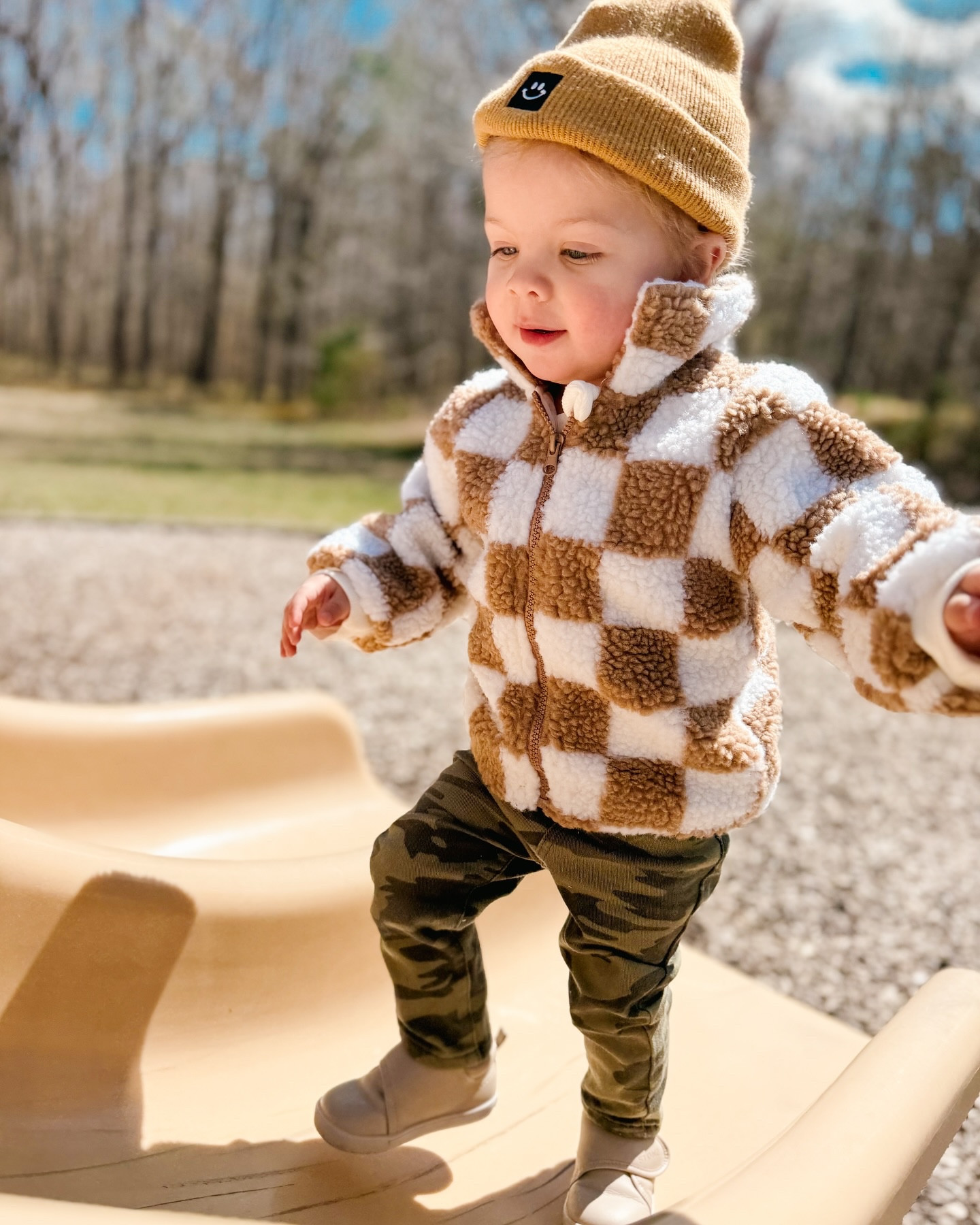 Okay, but why is my 1-year-old already outdressing me?! SHEIN Kids coming through with the cutest, most functional outfits for playtime and beyond! Stylish and comfy—just how we like it.

Snag some adorable finds for your little ones and use my code KB2terri for a discount! #SHEINkids #momapproved #toddlerstyle #SHEINtrends #SHEINKIDS  #SHEINforAll #savinstyle #loveshein #ad

(Go to @sheinofficial and 🔍 shop SHEIN Vintaside Kids Baby Boy Plaid Print Zip-Up Long Sleeve Fuzzy Jacket and SHEIN Baby Boy Camo Print Jeans)

@shein_us @shein_kids

#LTKKids #LTKFamily #LTKBaby