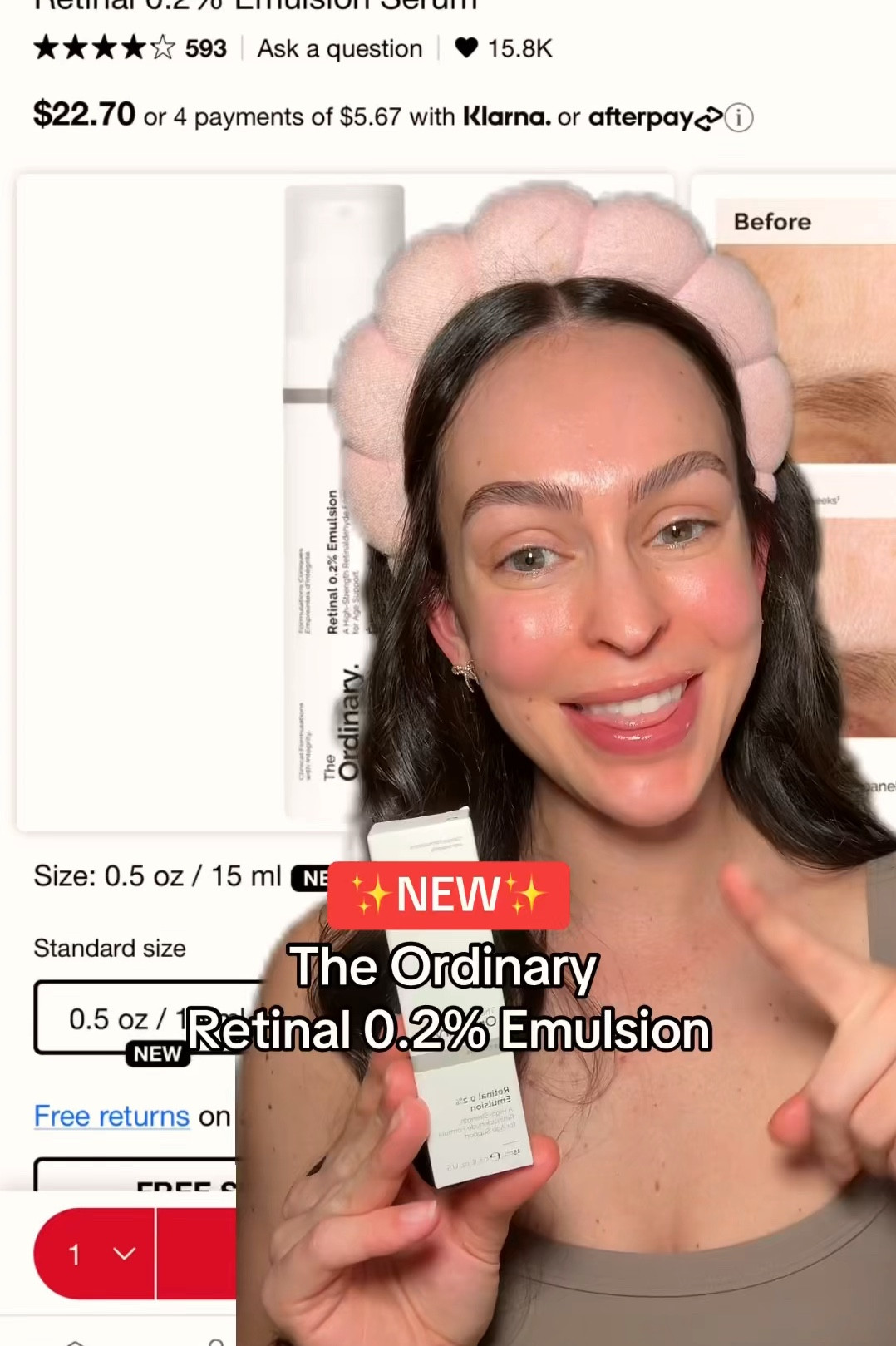 Discover the latest skincare innovation with The Ordinary’s new Retinal 0.2% Emulsion. Perfect for targeting signs of aging and improving skin texture, this emulsion promises to elevate your skincare game. Watch to find out if it lives up to the hype! 

#SkincareReview #TheOrdinary #RetinalEmulsion #BeautyRoutine #SkincareTips #affordableskincare

#LTKcanada #LTKbeauty