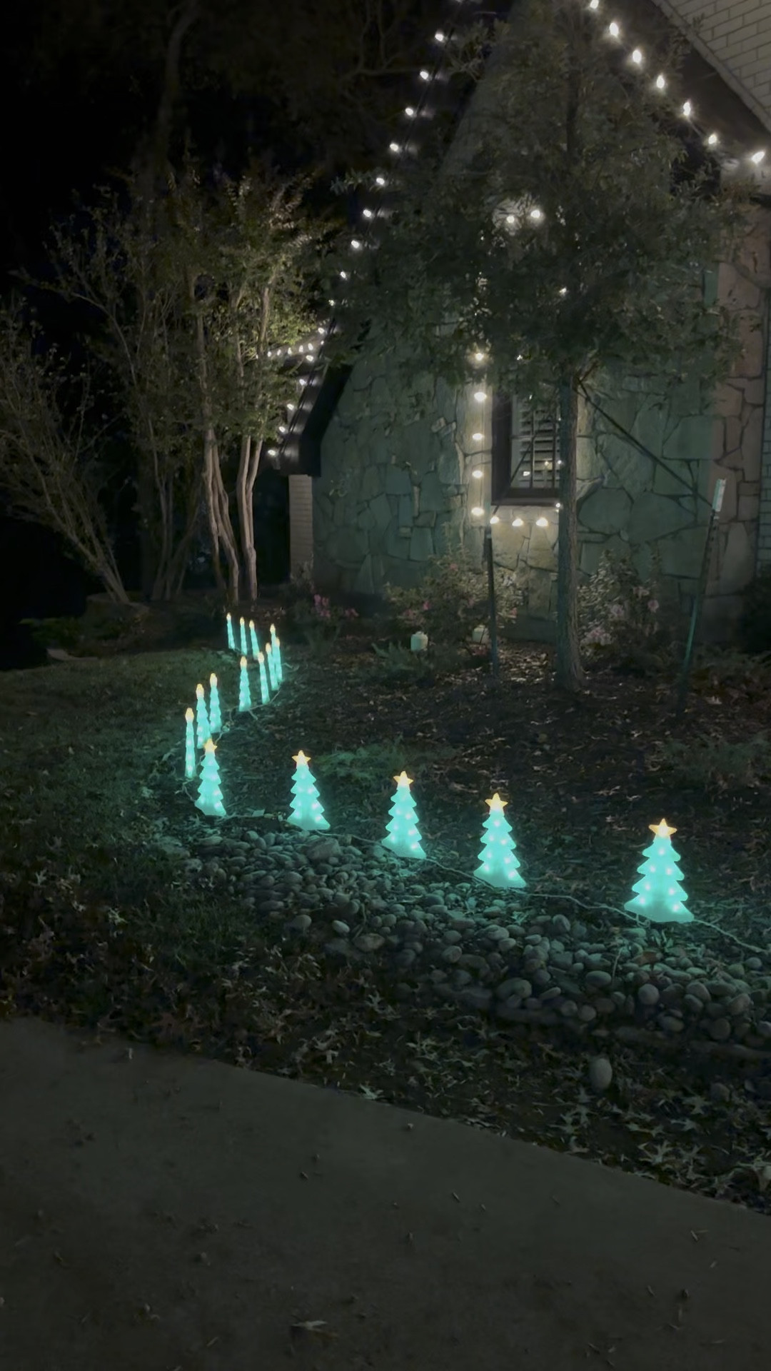 Outdoor Christmas Decor! We used four sets of these Christmas tree lights to outline our flower beds.


#LTKHoliday #LTKhome #LTKSeasonal