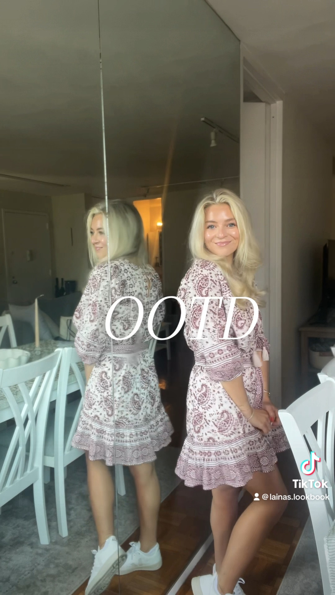 This dress is past season Cleobella, love that brand! Linking similar styles and my sneakers 💜

#LTKworkwear #LTKunder100 #LTKFind