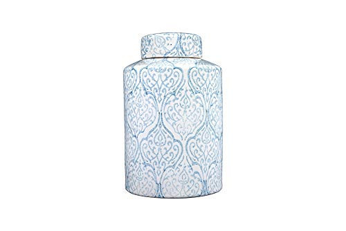 Blue & White Decorative Ginger Jar with Lid | Amazon (US)