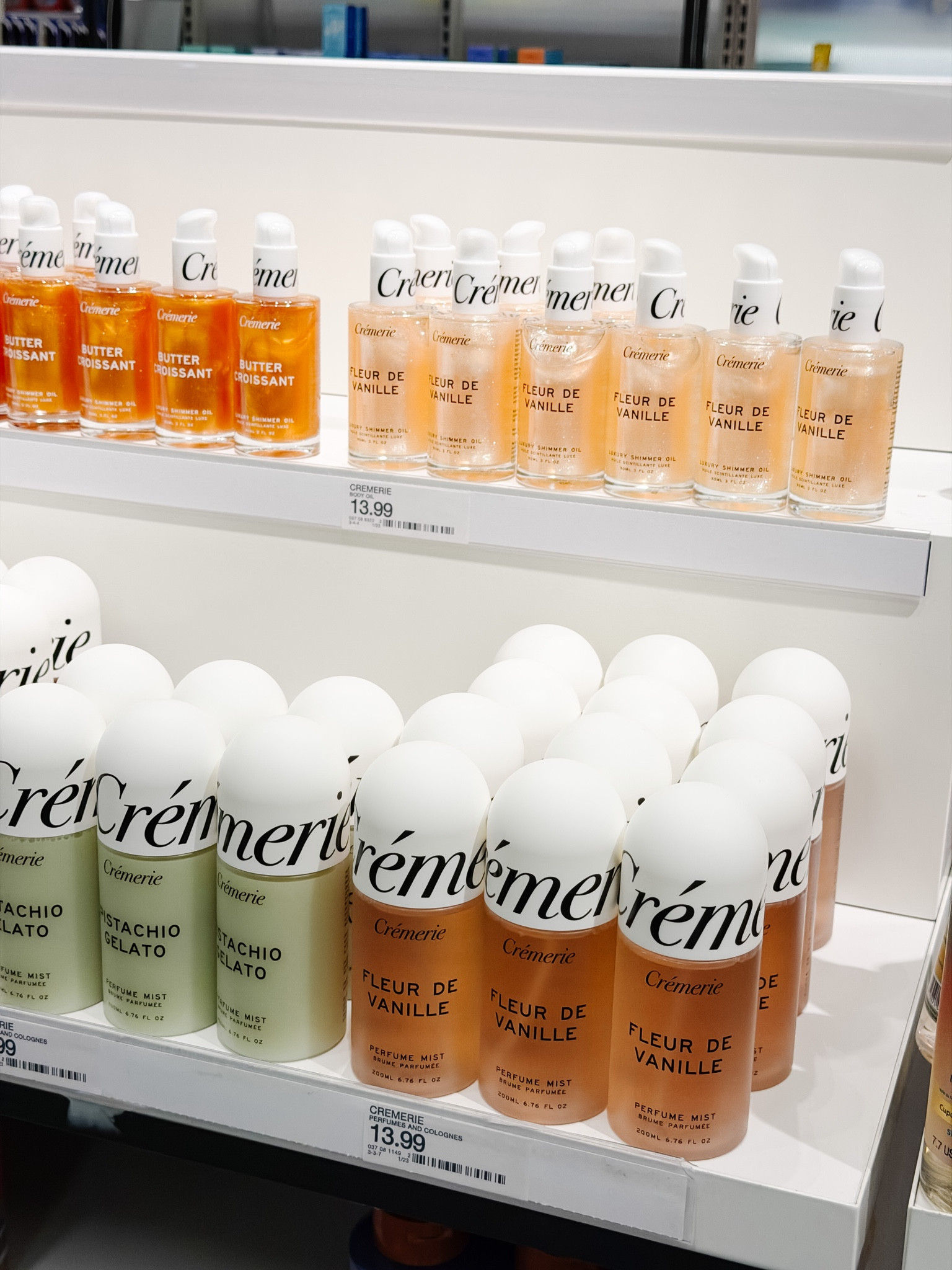 This is the most excited I have been about a Target run in a looong time! 👏🏼 Just spotted the new collection from @cremeriebeauty and I’m immediately obsessed. Seriously regret not taking home the Butter Croissant perfume mist! 😭 Here’s the full list of scents:

Butter Croissant
Cherry Eclair
Rose Macaron
Raspberry Charlotte
Champagne Pear
Fleur de Vanille
Pistachio Gelato