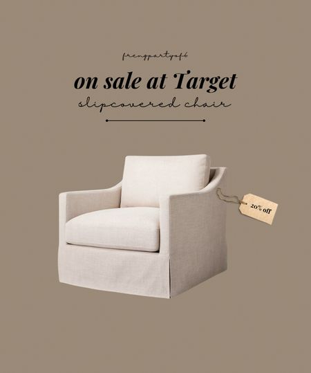 20% off this slipcovered target chair!

#LTKsalealert #LTKhome