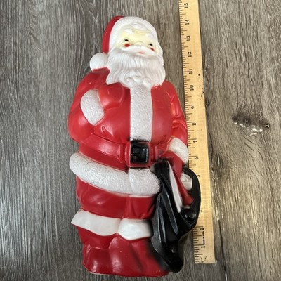 Vintage 1968 BLOW MOLD 14” Santa Claus Empire Plastic X-Mas No Cord | eBay US