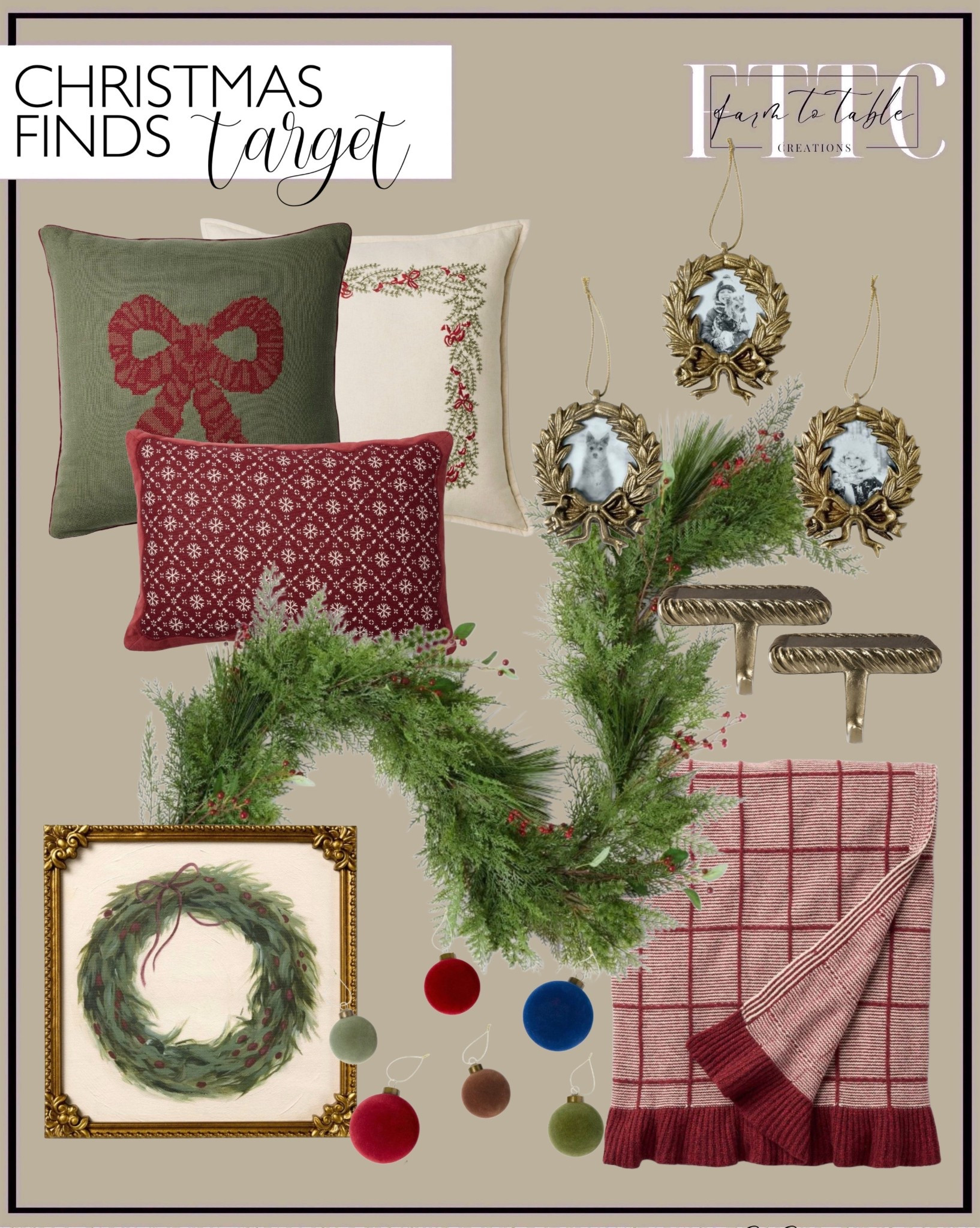 New Studio McGee Christmas Collection at Target — Available October 5
Follow @farmtotablecreations on Instagram for daily home styling ideas and seasonal finds.

The highly-anticipated Studio McGee Christmas collection hits Target on October 5, and it’s filled with the most beautiful traditional pieces for the holiday season. Deep greens, rich reds, and timeless gold accents blend perfectly with cozy knit throws, embroidered pillows, and classic greenery. These new arrivals capture that warm, collected-over-time charm while keeping your holiday décor effortlessly elevated and festive.

#studiomcgee #studiomcgeeatTarget #targetchristmas #targetfinds #holidaydecor #christmasdecor #neutralchristmas #christmaspillows #christmasgarland #targethome #holidaystyling #christmasinspo #christmasfinds #holidayhome #christmasdecorideas


#LTKFindsUnder50 #LTKSeasonal #LTKHome