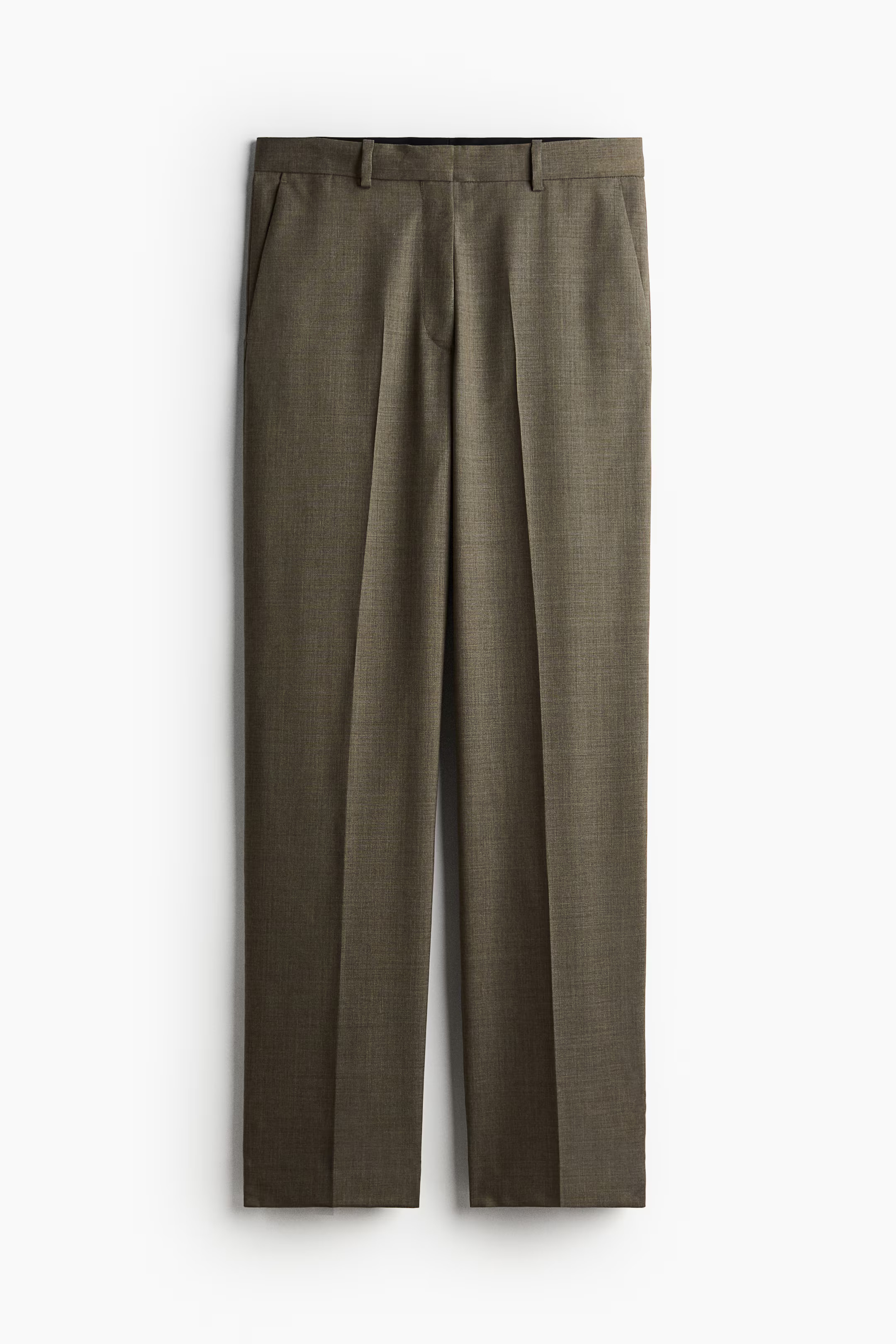 Tailored wool trousers£139.99Dark khaki green marlSizeFew pieces left4681012141618202224Select s... | H&M (UK, MY, IN, SG, PH, TW, HK)