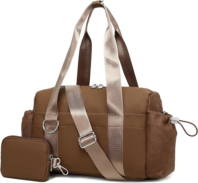 Everyday Mini Gym Bag for Women 2.0, Small Tote with Zipper Compartment Waterproof Travel Duffle ... | Amazon (US)