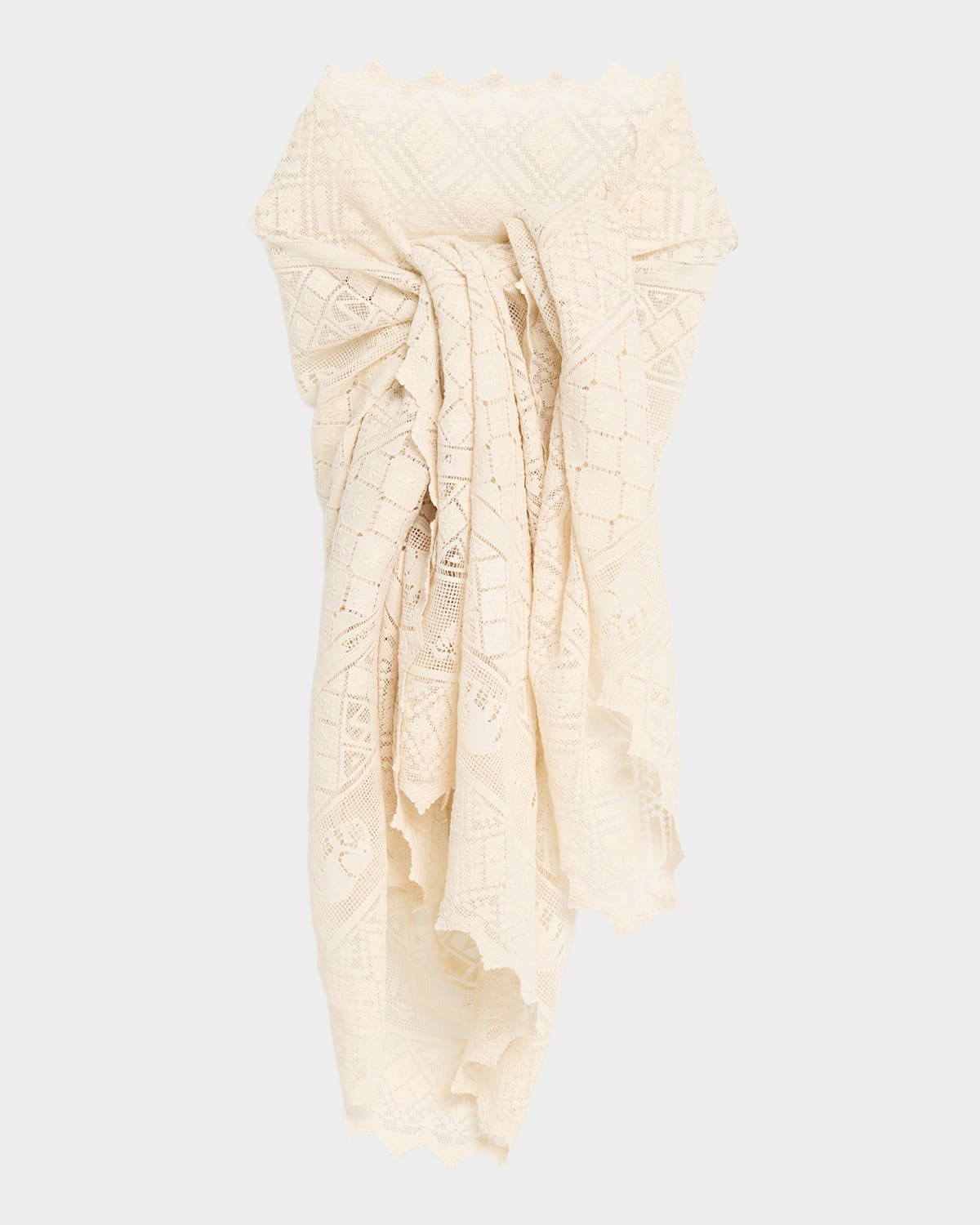 Woven Cotton Pareo Coverup | Neiman Marcus