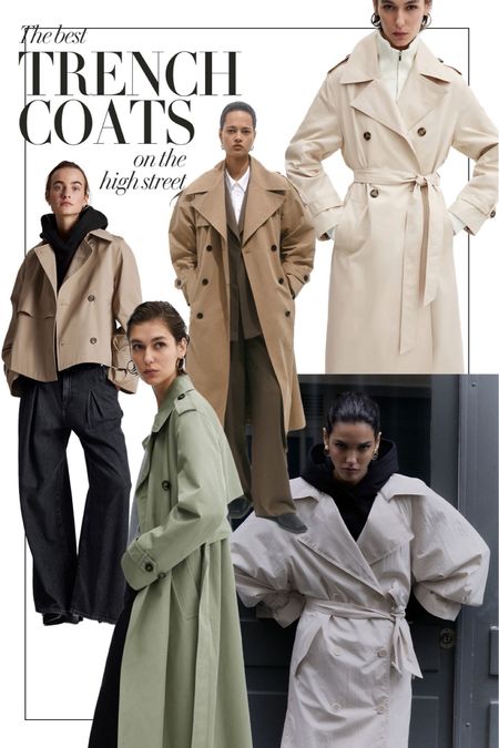 The best trenchcoats on the High Street RN 🏛️
Jigsaw Nelson cotton trench | & Other Stories crinkle trench coat | Short trenchcoat | Green | Cream | Beige | Spring coats 

#LTKstyletip #LTKSeasonal #LTKover40