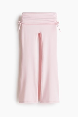 H & M - Flared Yoga Leggings - Light Pink | H&M (US + CA)